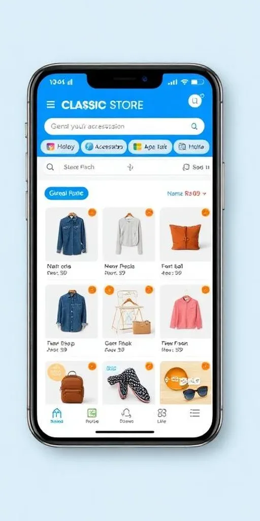 Classic WhatsApp store template for classic business